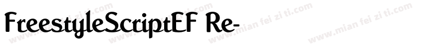 FreestyleScriptEF Re字体转换